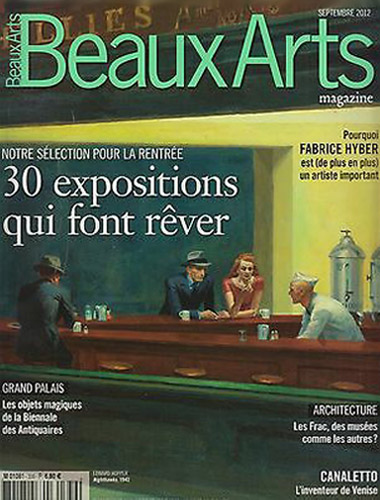 Beaux arts magazine September 2012