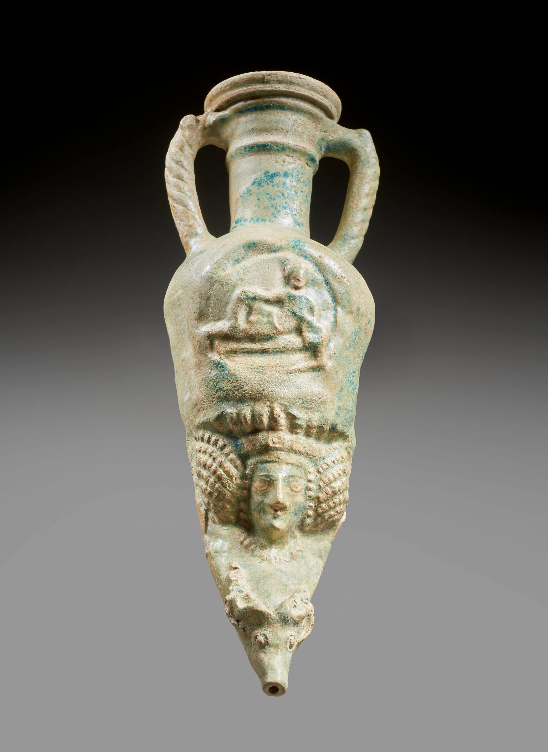 Large Partho-Sassanian rhyton