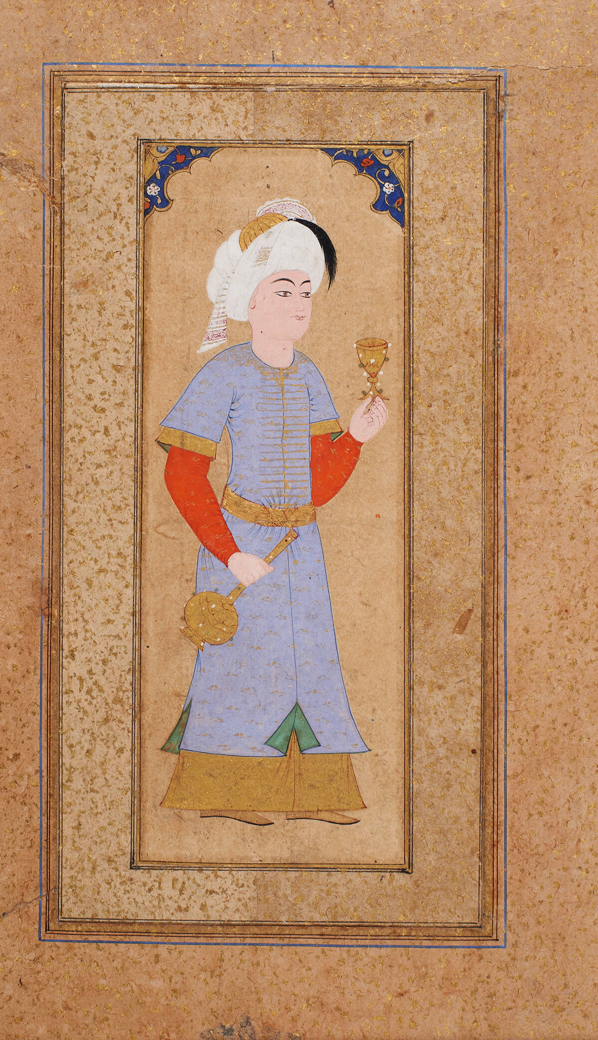 Portrait of a handsome Ottoman youth